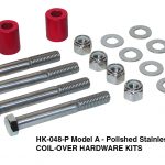 Hardware Kit, Coil-Over - Model A, Polished Stainless (HK-048-P)