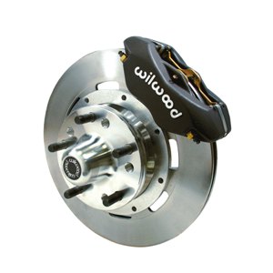 11″ Brake Kit – Smooth Blk Cal, Plain Rotor (DF-221-B)  (Included)