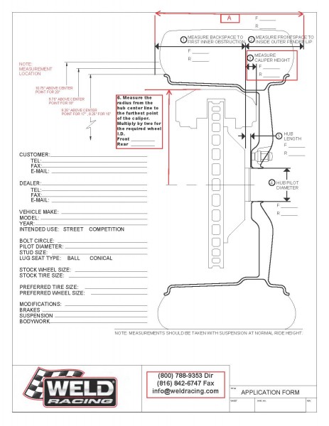 Weld Racing How To Measure Wheel